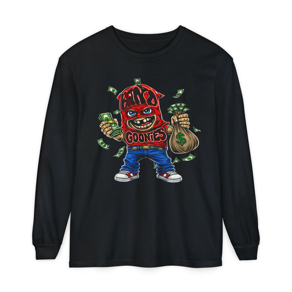 Garment-Dyed Long Sleeve T-Shirt | Red Band Goonie