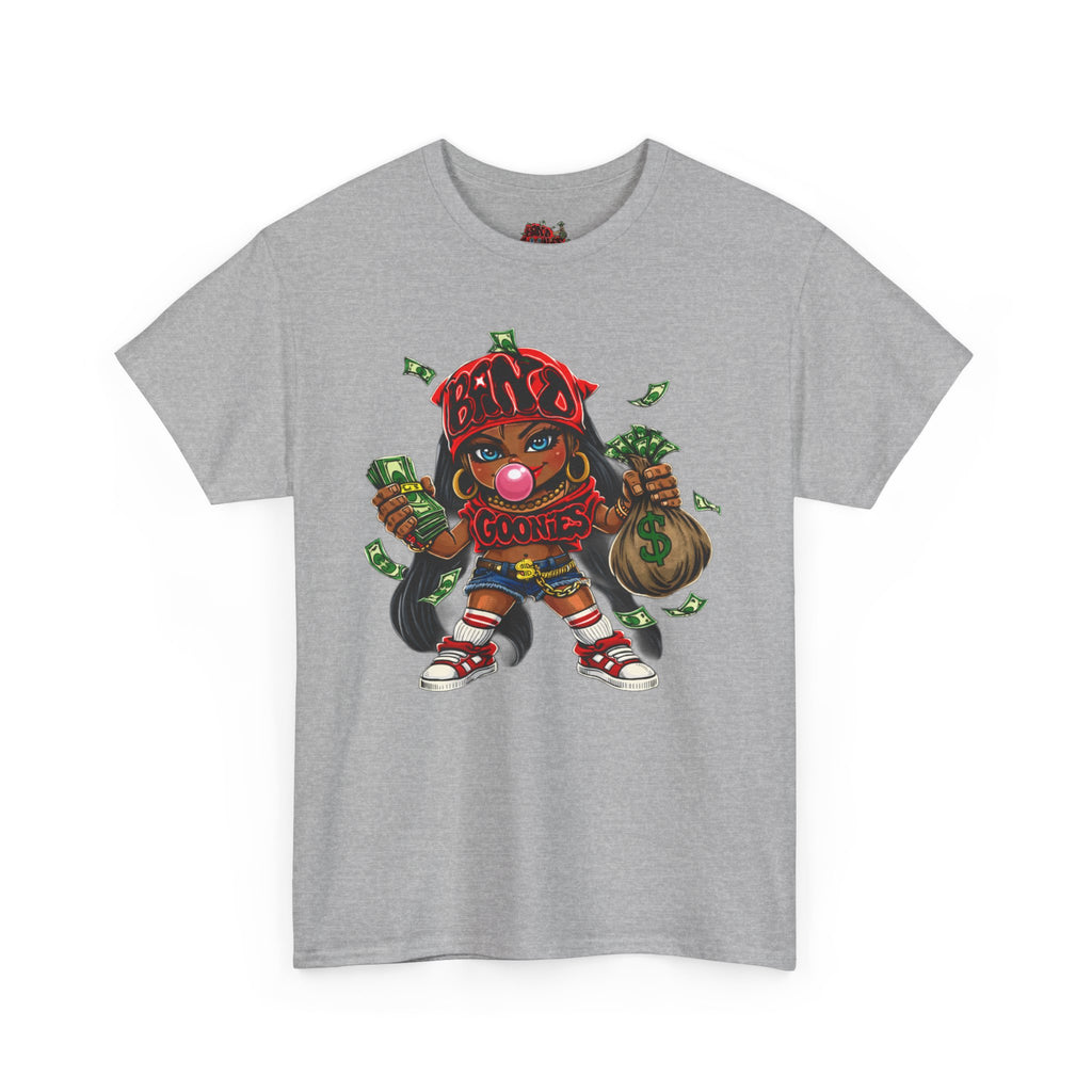 Heavy Cotton T-Shirt | Girl Goonie "Bubblegum Girl"