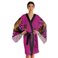 Long Sleeve Robe | Pink Girl Goonie "Cash, Lashes & Confidence"