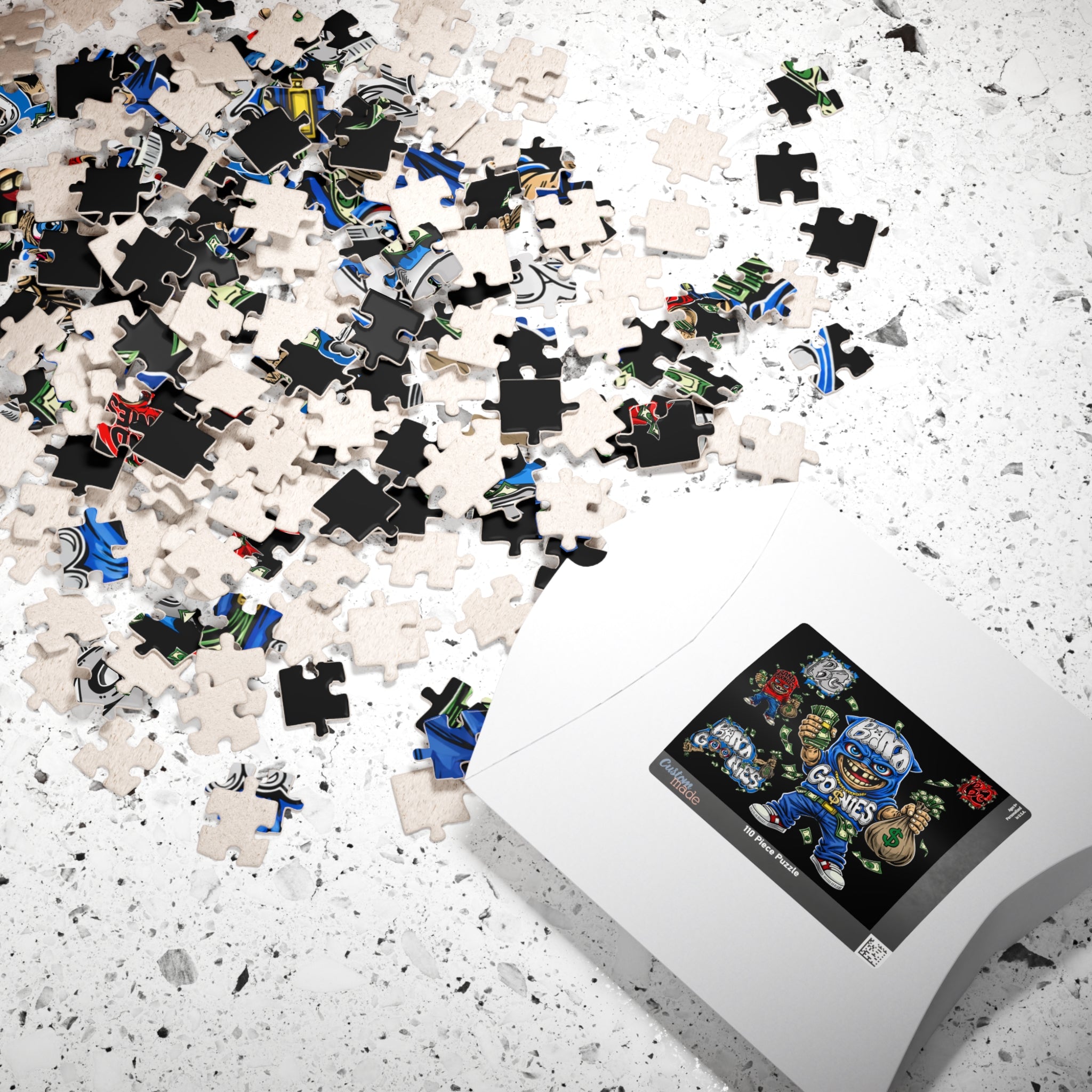 Puzzle (110, 252, 520, 1014-piece) | Black & Red