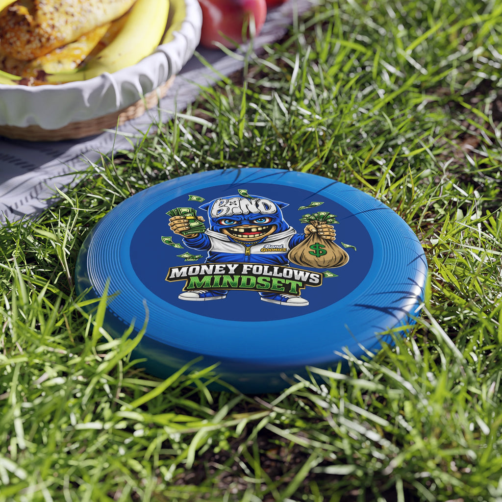 Wham-O Frisbee | Blue Goonie "Money Follows Mindset"