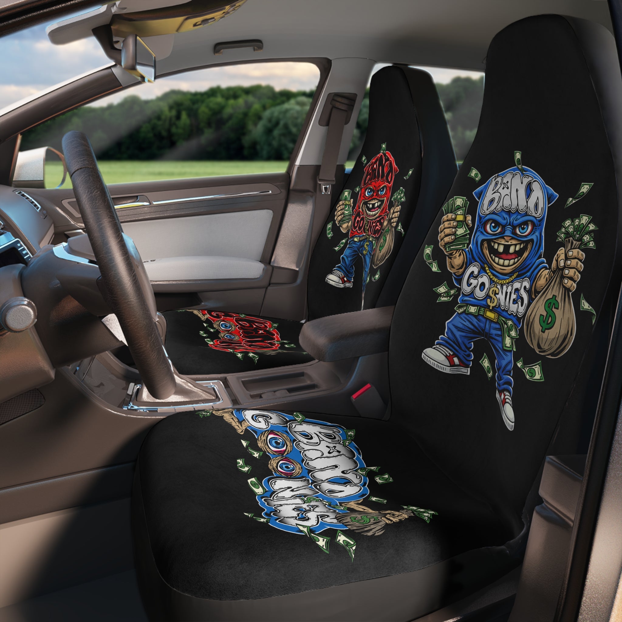 Car Seat Covers | Blue & Red