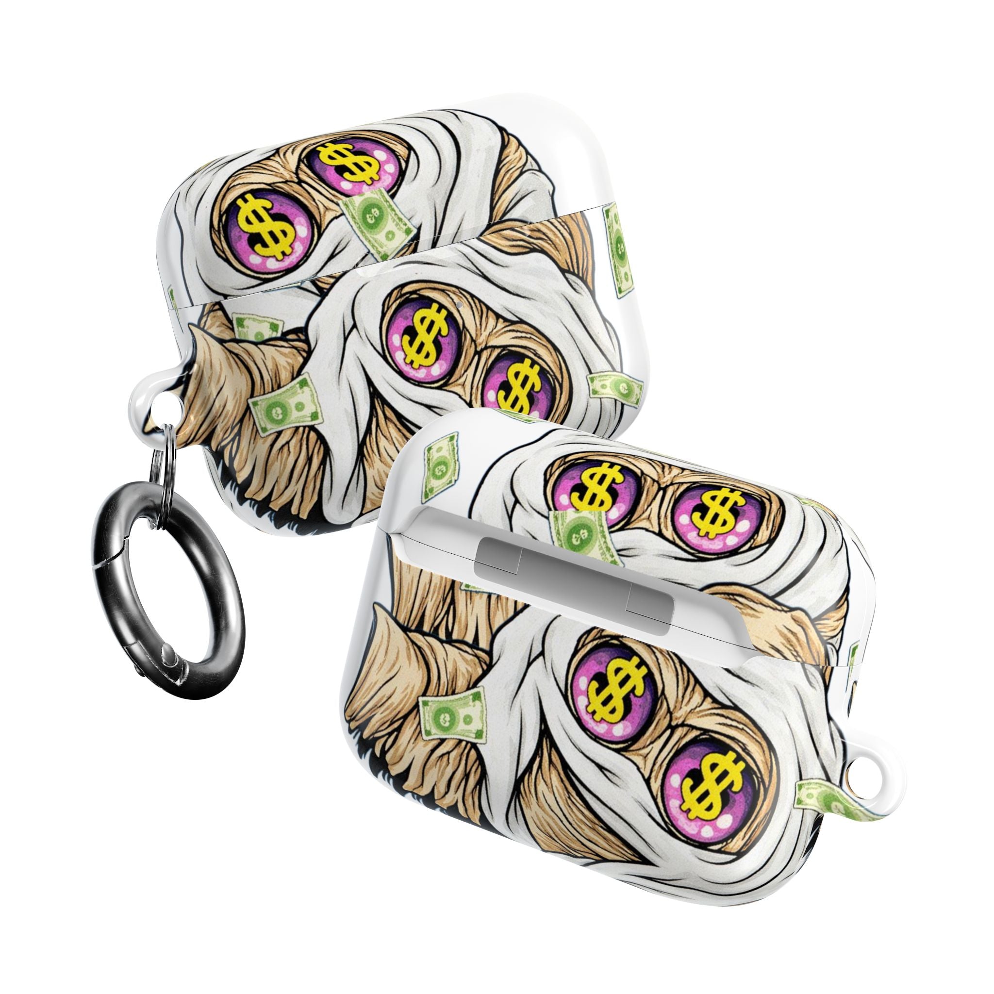 Air Pod Case with Carabiner