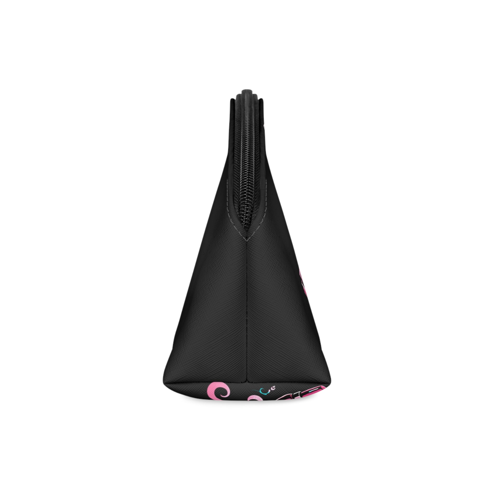 Makeup Bag | Pink & Teal Girl Goonie "Money & Mascara"