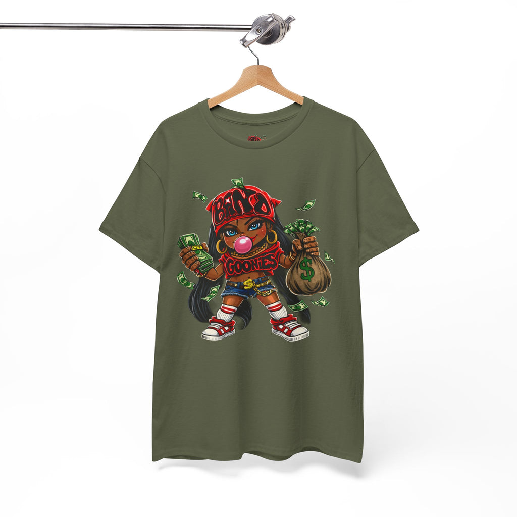 Heavy Cotton T-Shirt | Girl Goonie "Bubblegum Girl"