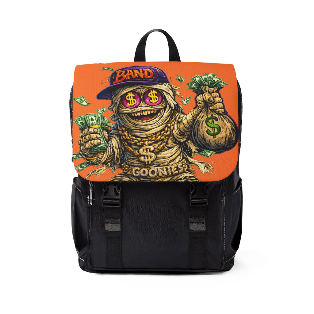 Casual Shoulder Backpack | Orange & Purple OG Goonie