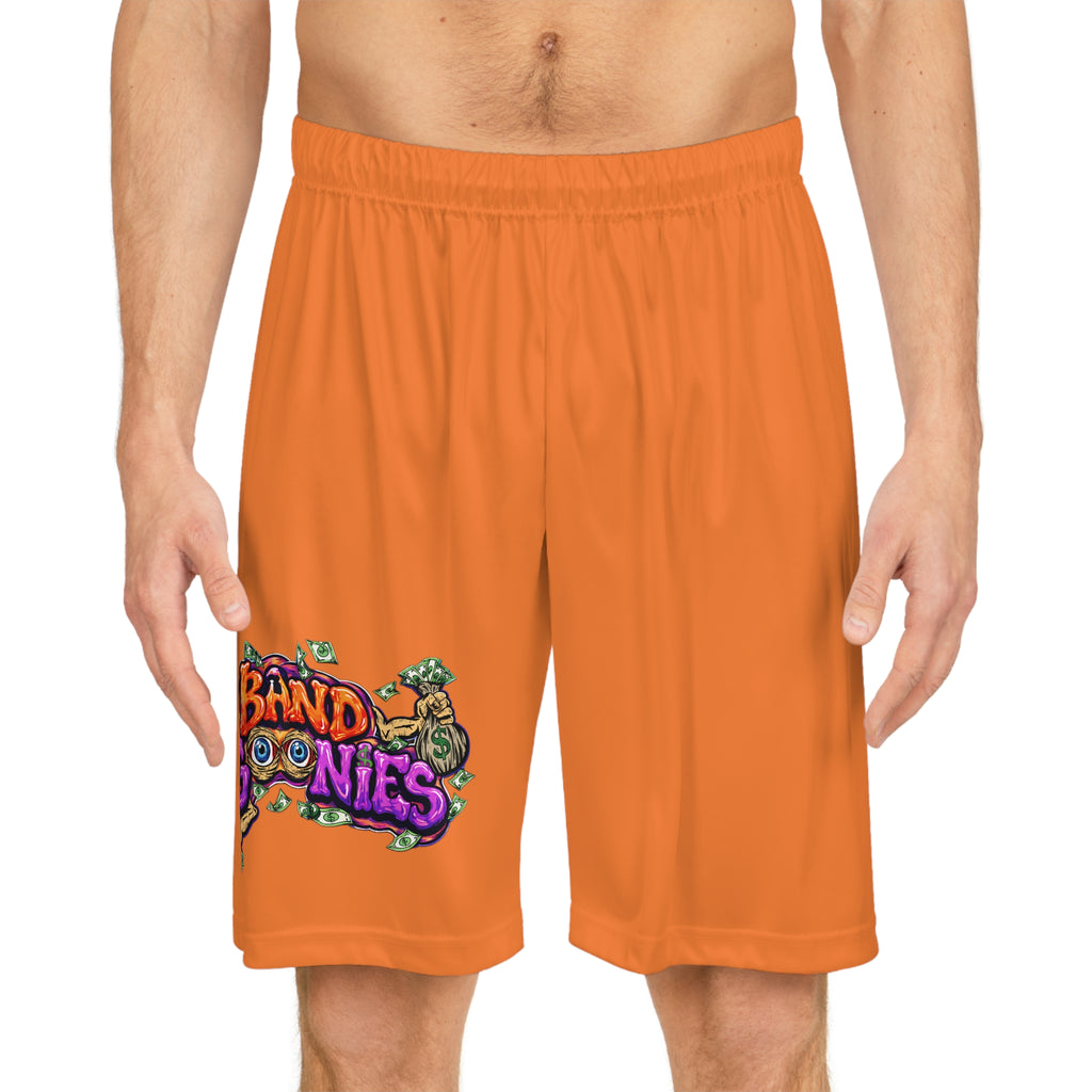 Basketball Shorts (Orange) | Orange & Purple Band Goonies
