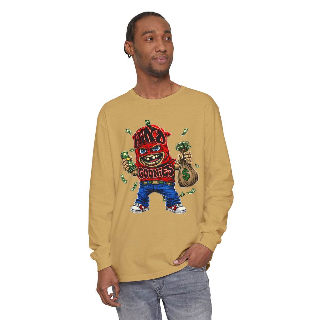 Garment-Dyed Long Sleeve T-Shirt | Red Band Goonie