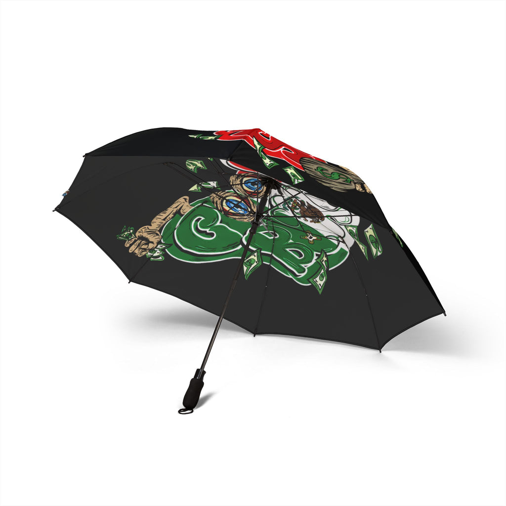 Semi-Automatic Foldable Umbrella (Black) | Mexico Band Goonies