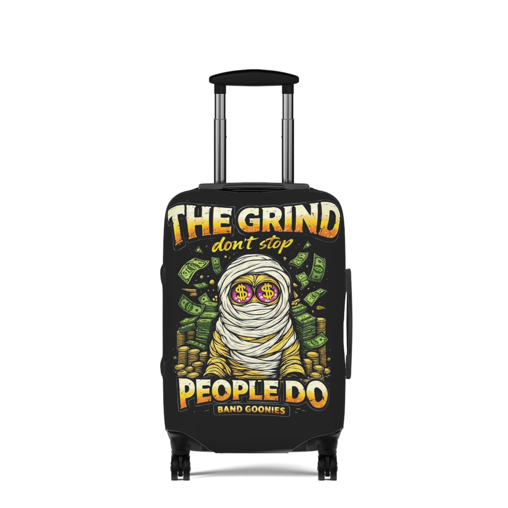 Luggage Cover | OG Goonie "The Grind Don't Stop, People Do"