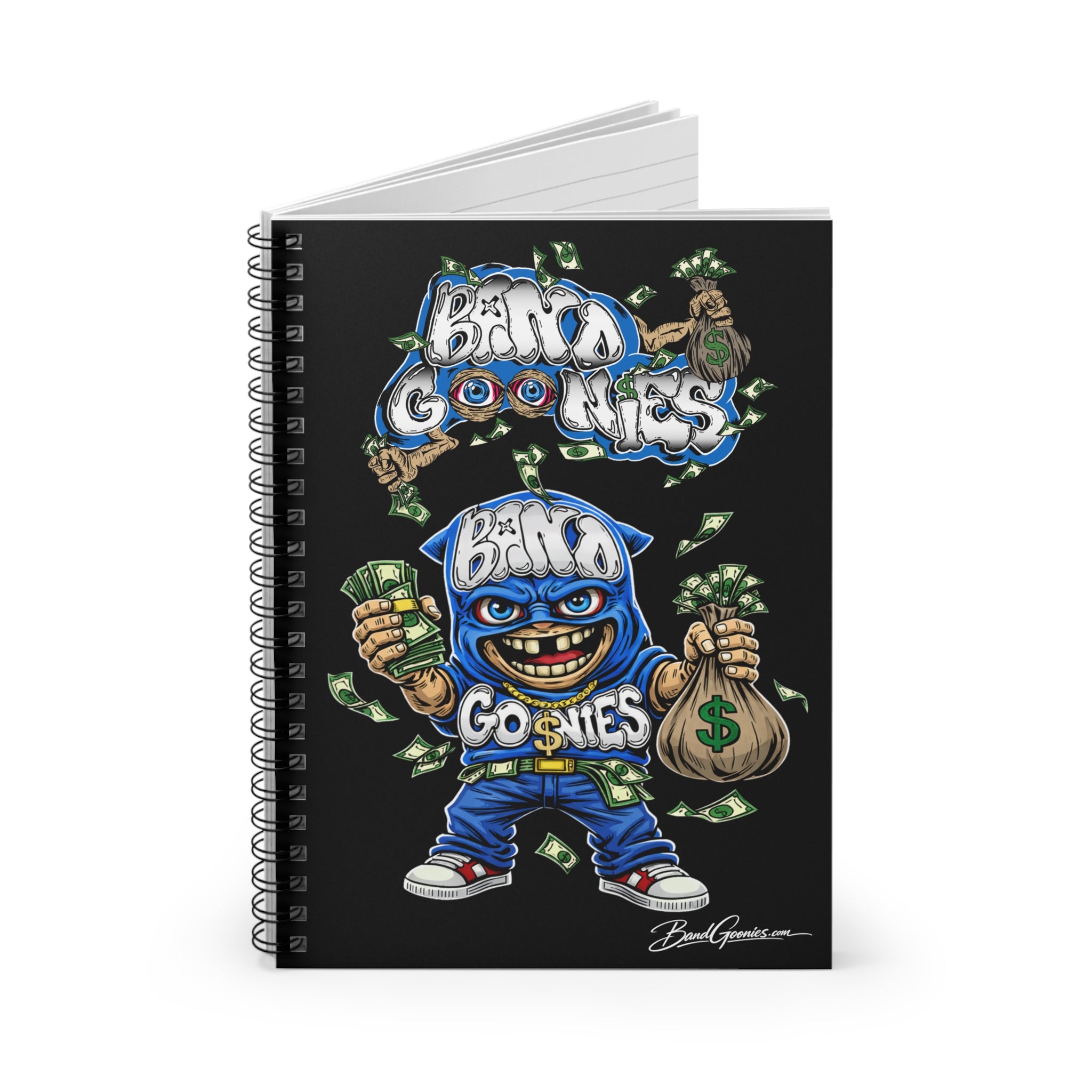 Blue Goonie Spiral Notebook - Ruled Line (59 Sheets)