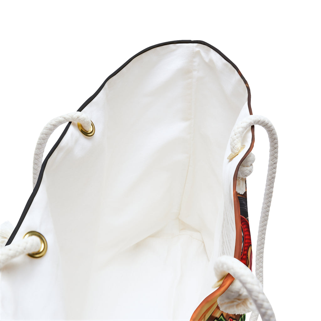 Weekend Bag | Red Girl Goonie "Hustle Over Hype"