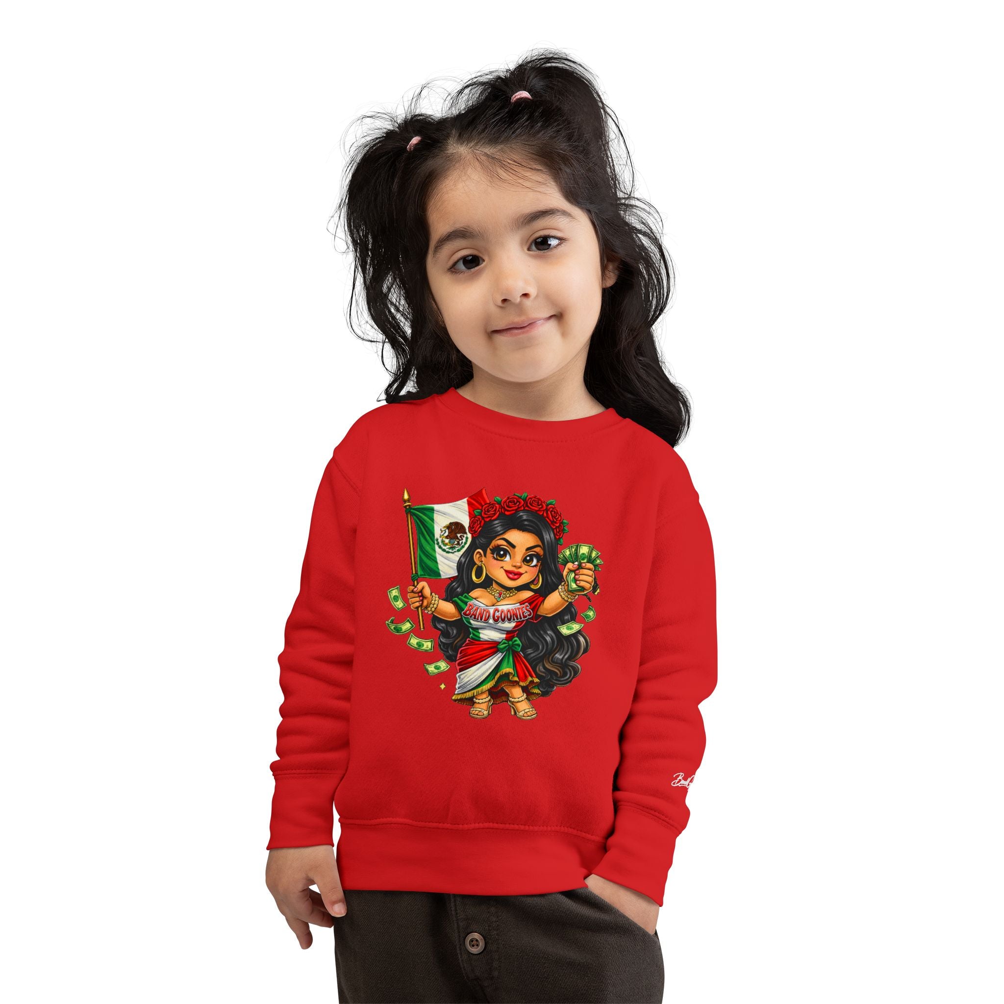 Toddler Sweatshirt | Mexico Girl Goonie