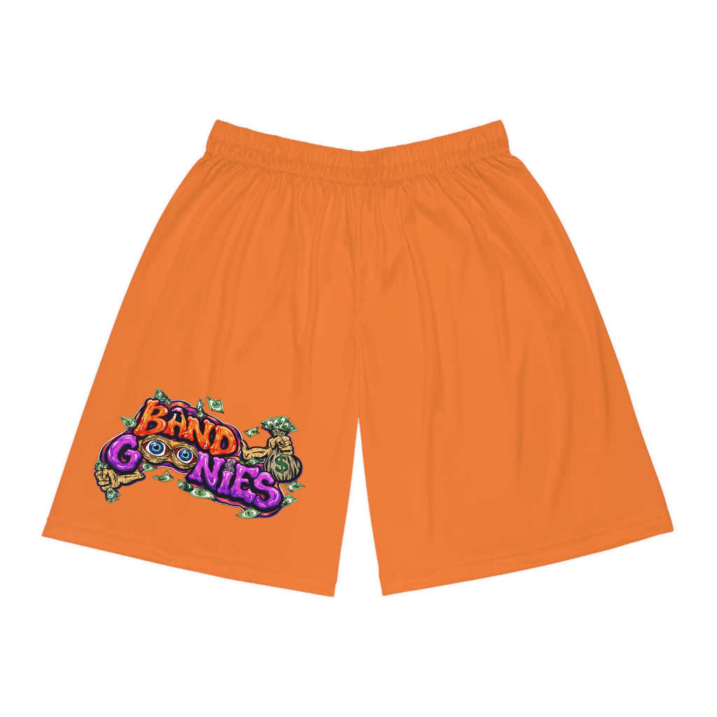 Basketball Shorts (Orange) | Orange & Purple Band Goonies