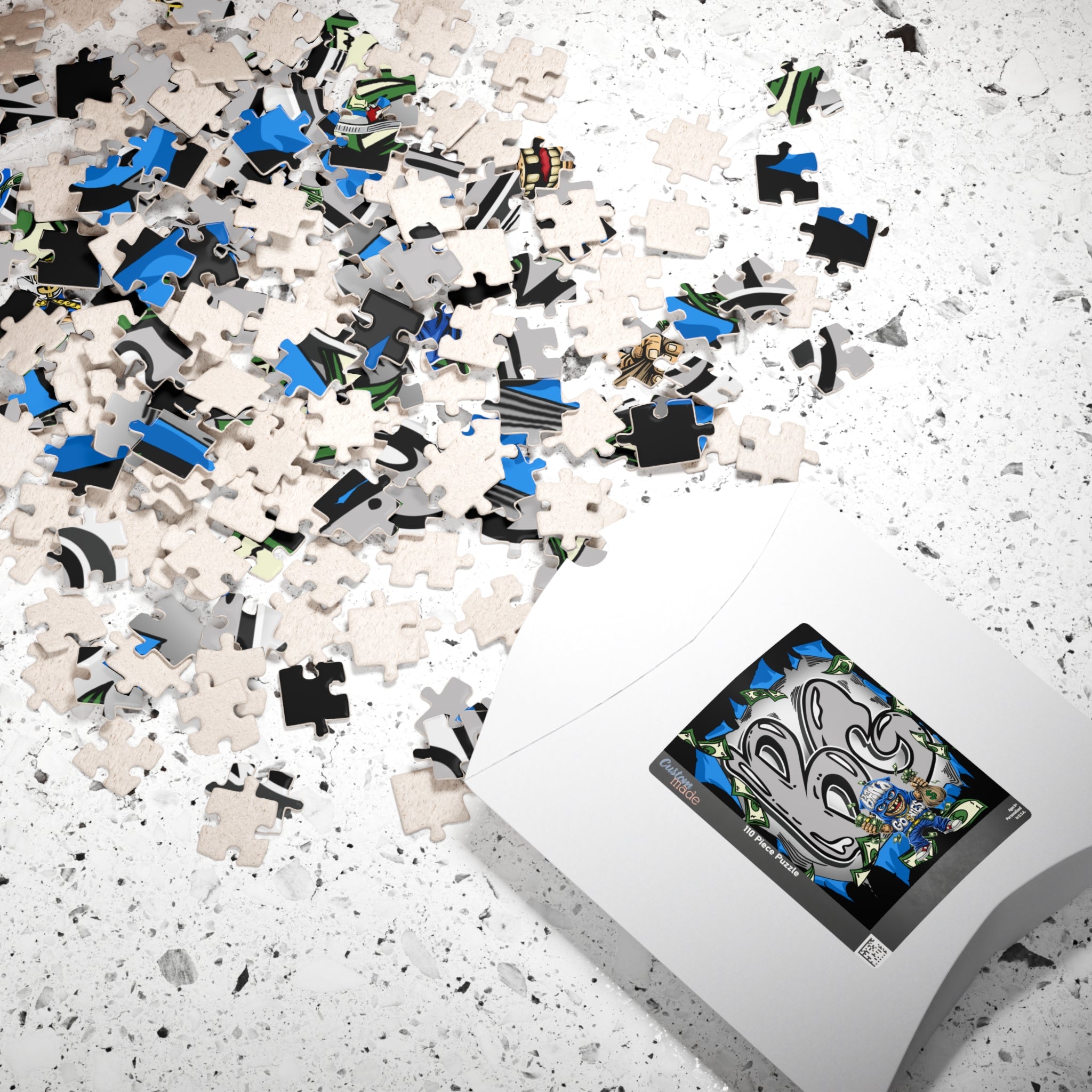 Puzzle (110, 252, 520, 1014-piece) | Black & Red