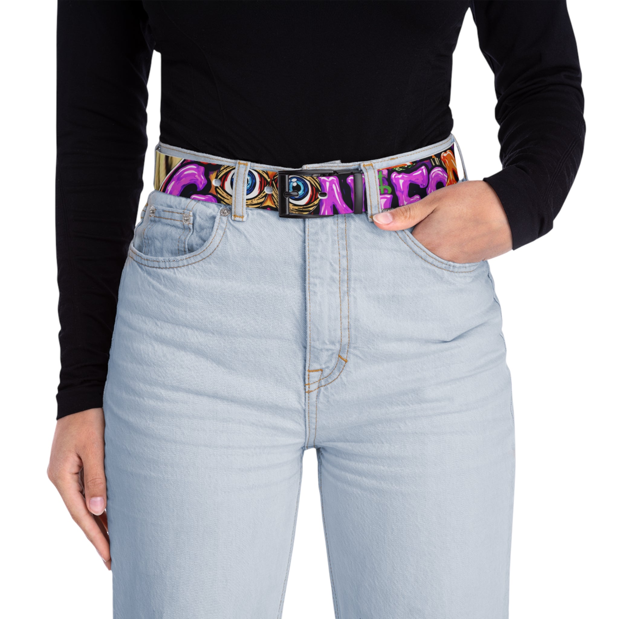 Belt (White) | Orange & Purple Band Goonies