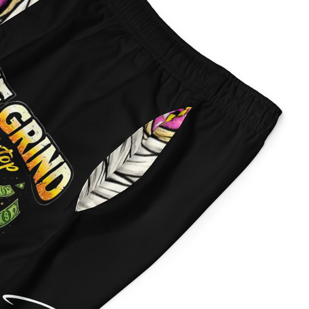Men's Board Shorts | OG Goonie "The grind Don't Stop, People Do"