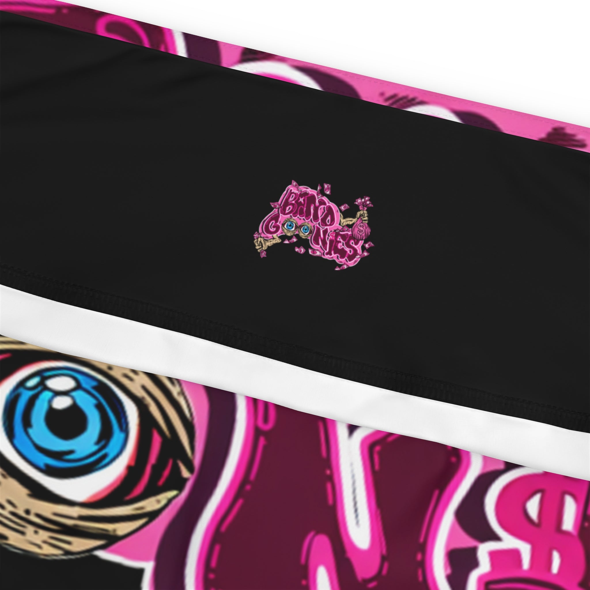 Plus Size Leggings (Black) | Pink Band Goonies