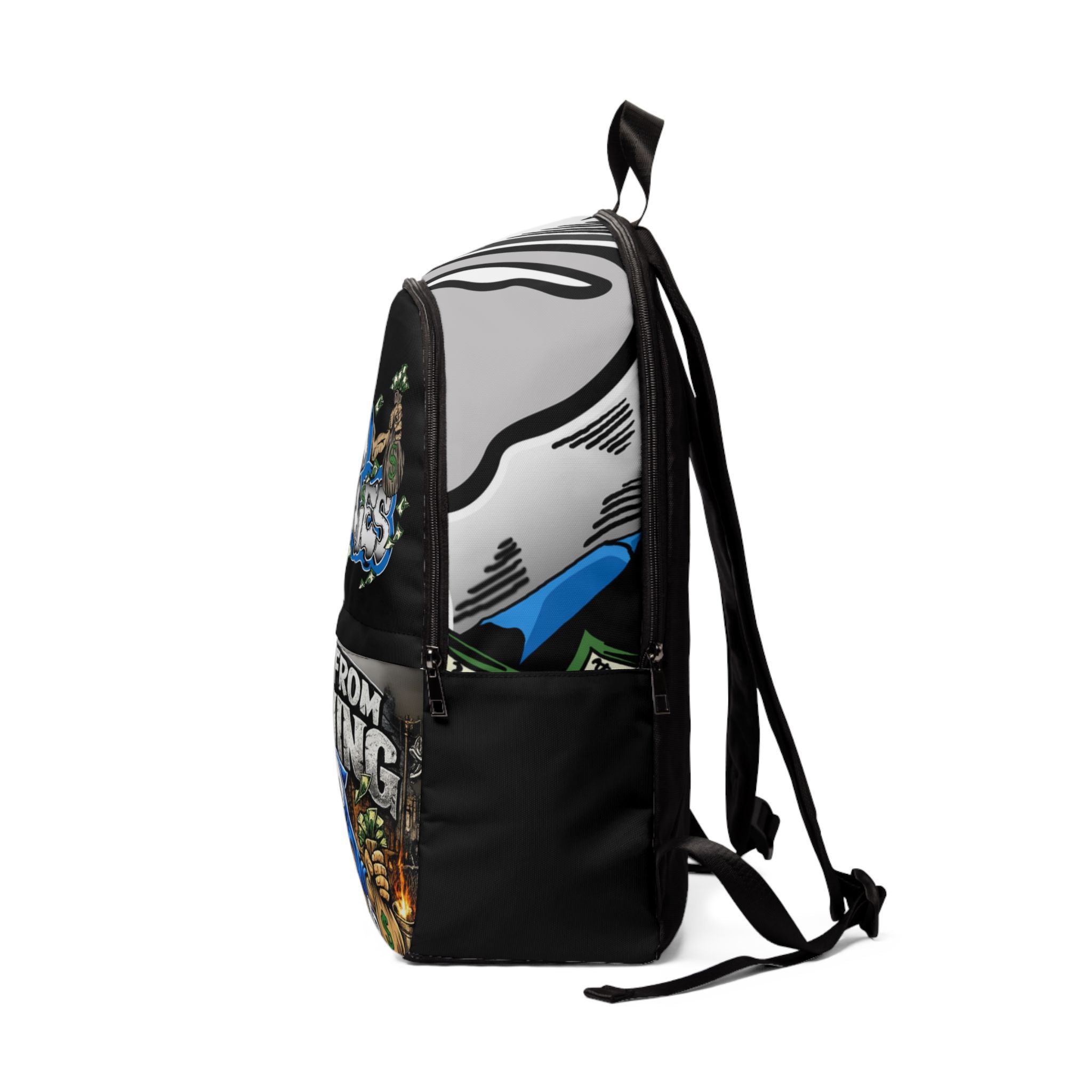 Fabric Backpack | Blue Goonie "Built from Nothing"