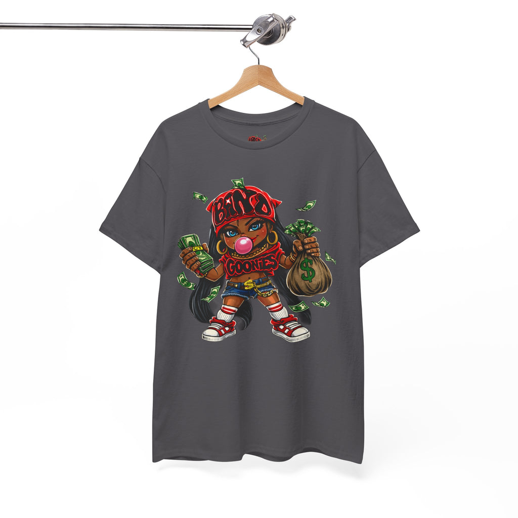 Heavy Cotton T-Shirt | Girl Goonie "Bubblegum Girl"