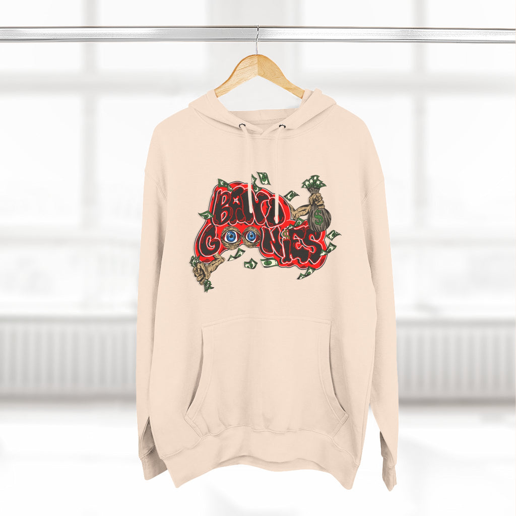 Three-Panel Fleece Hoodie