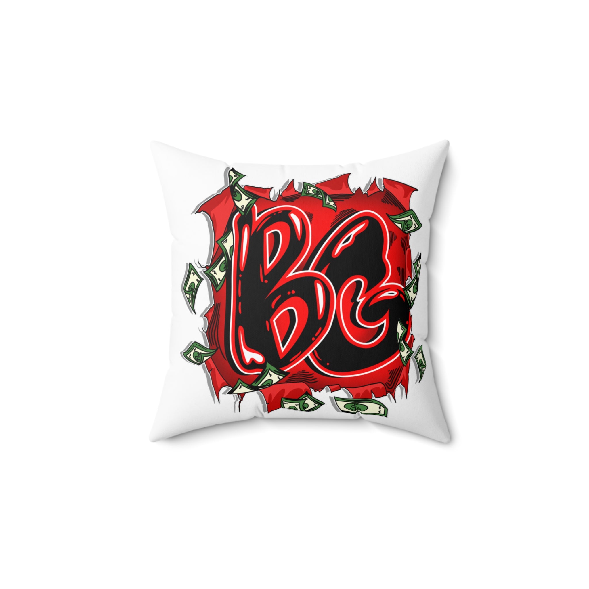 Spun Polyester Square Pillow