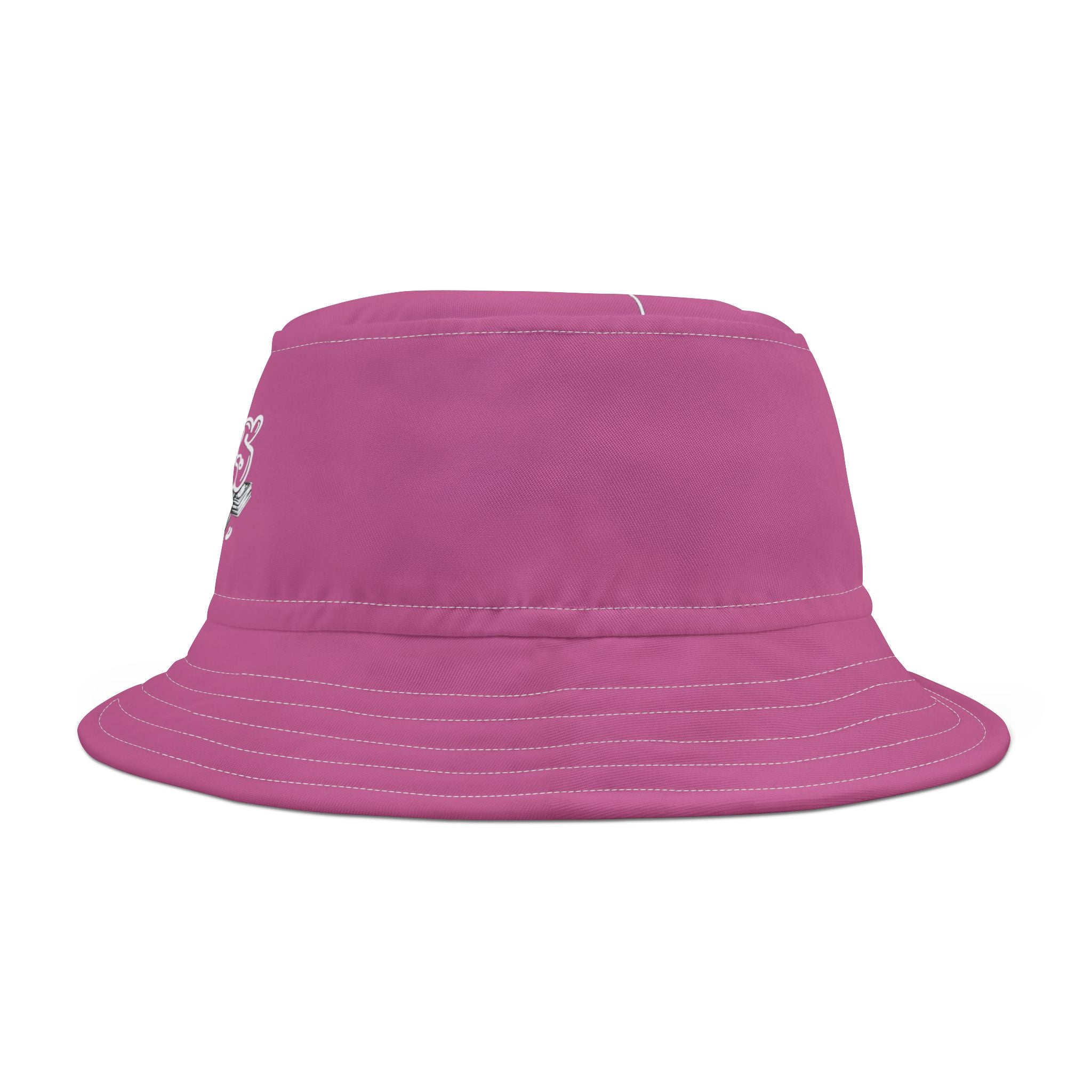 Pink & White Band Goonies Bucket Hat