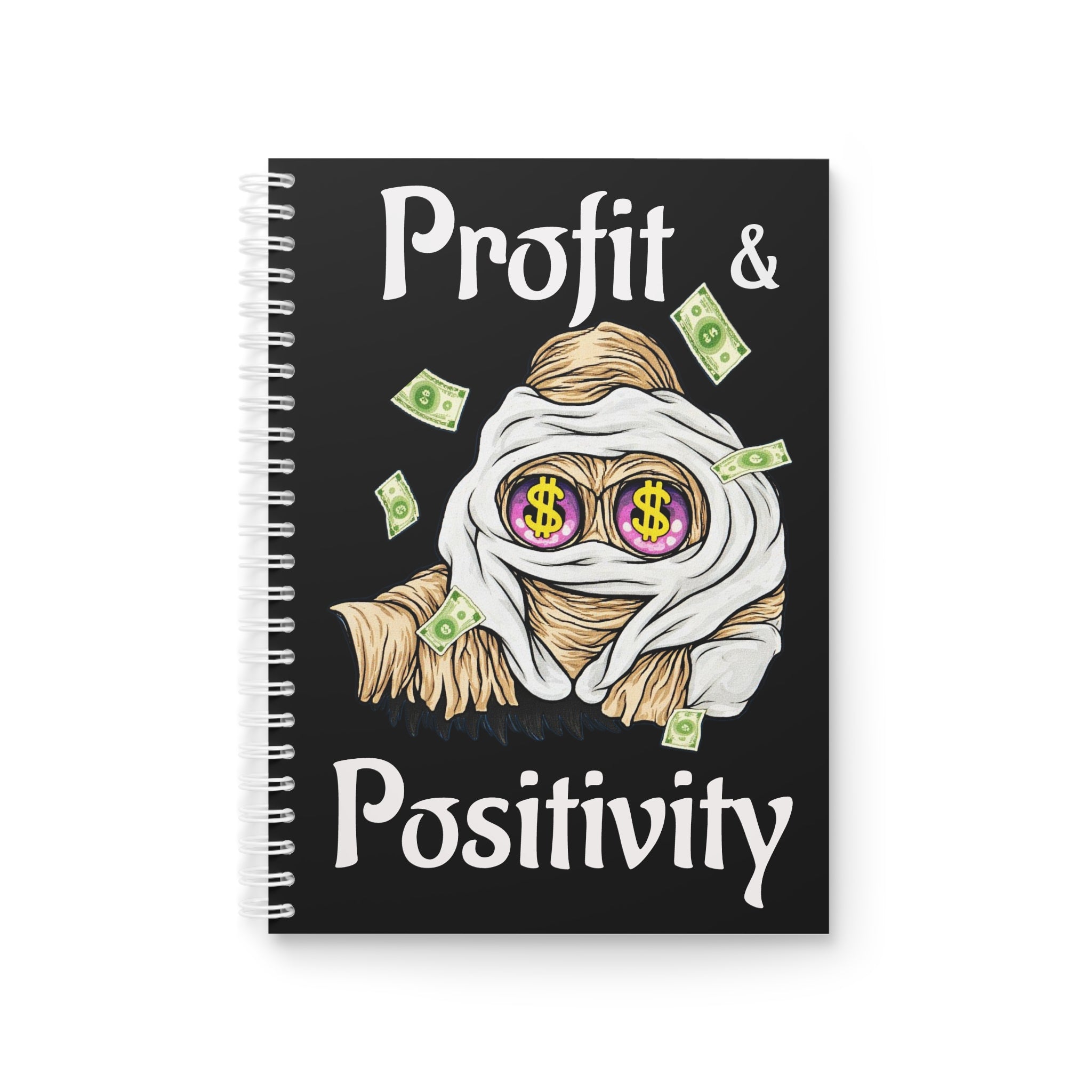 "Profit & Positivity" OG Goonie | Spiral Notebook (64 Sheets)