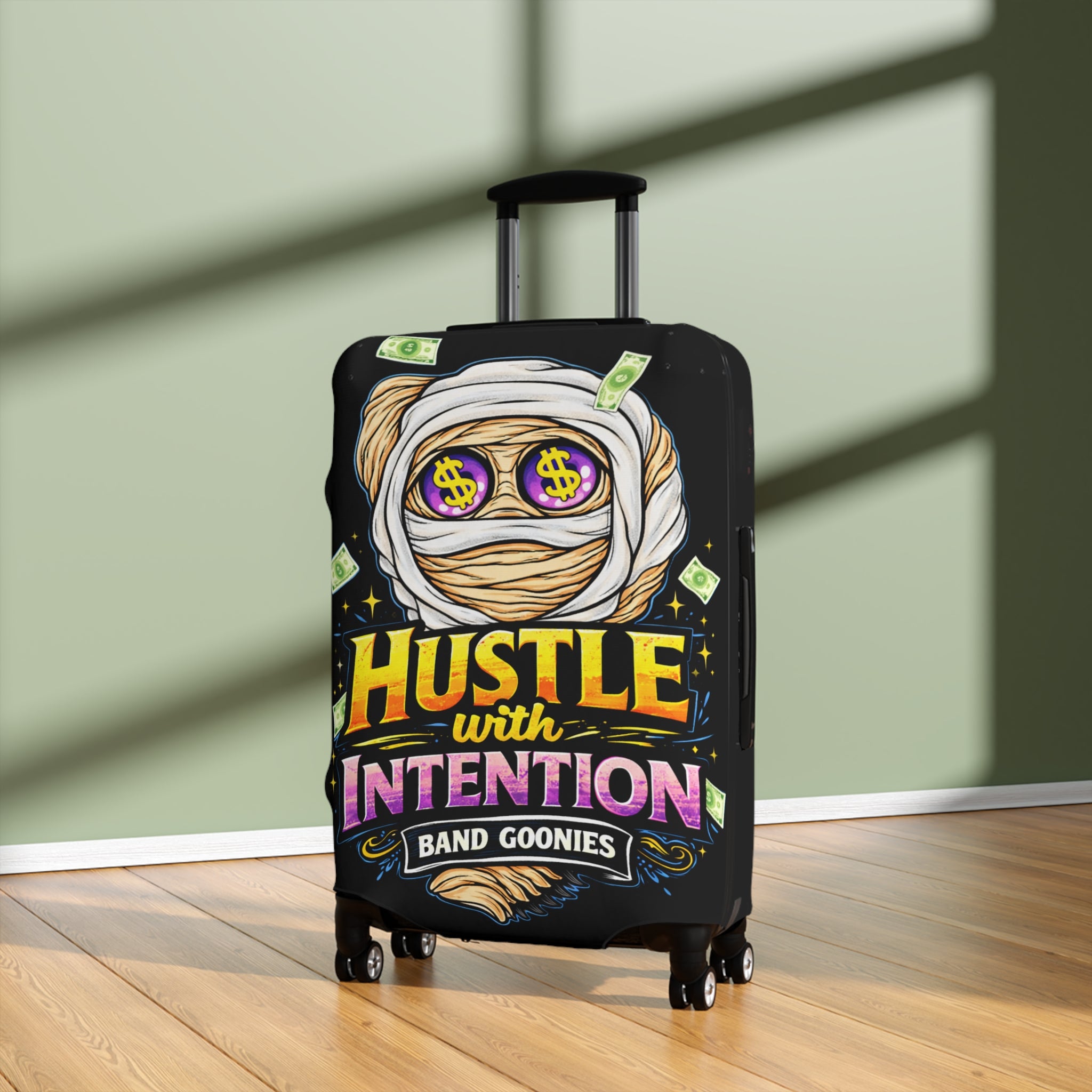 Luggage Cover | OG Goonie "Hustle with Intention"