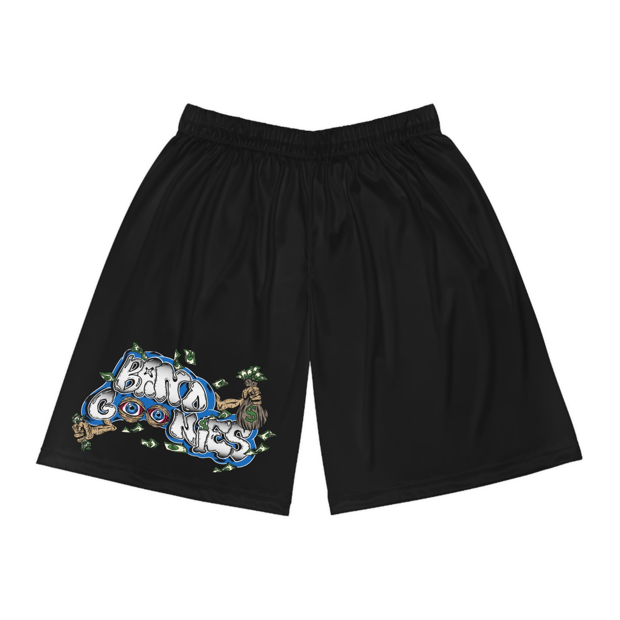 Basketball Shorts (Black) | Blue Band Goonies