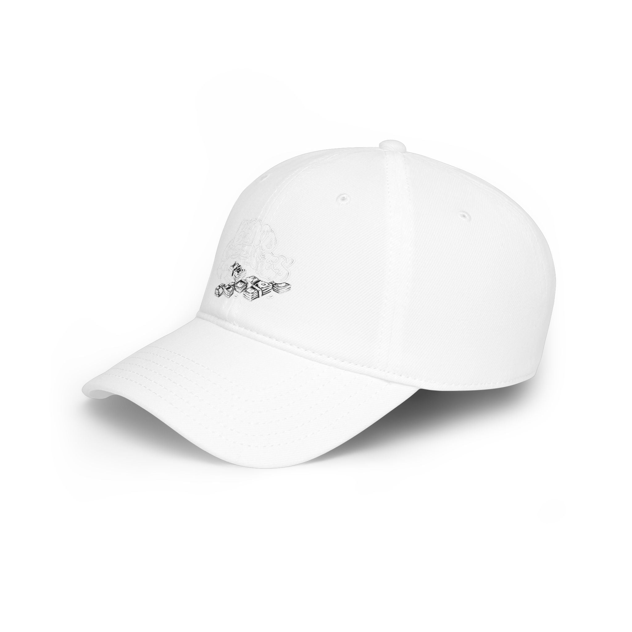 Low Profile Baseball Cap White Band Goonies Logo