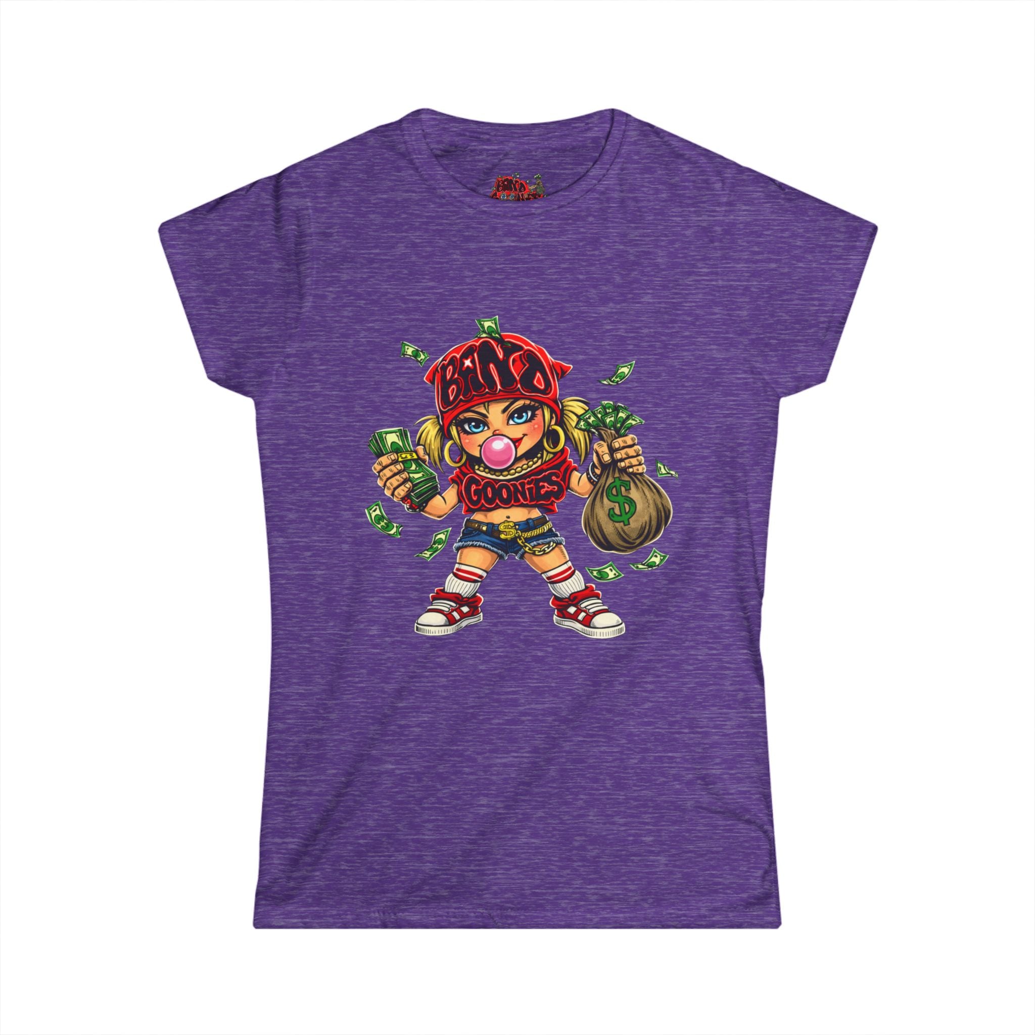 Women's Soft Style T-Shirt | Girl Goonie "Bubblegum Girl"