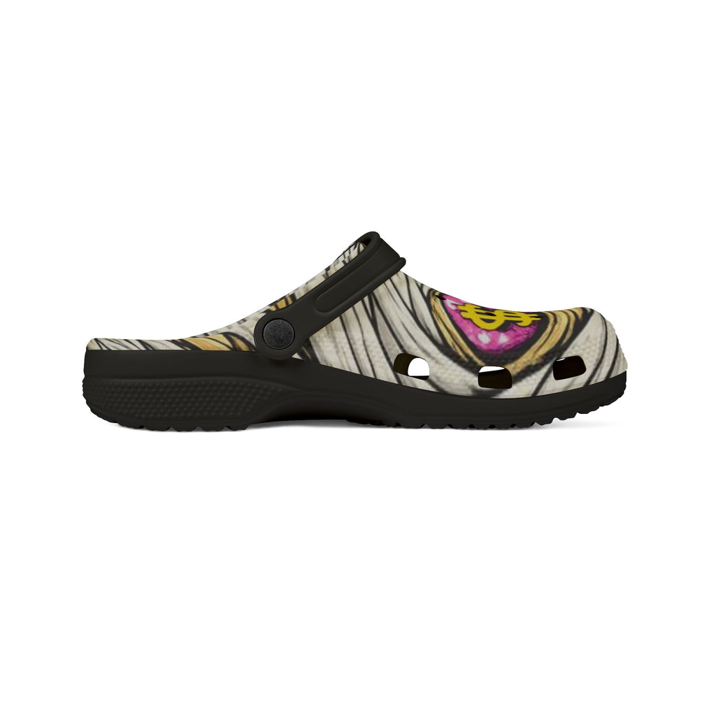 Foam Rubber Clog Shoes | OG Goonie "Hustle with Intention"