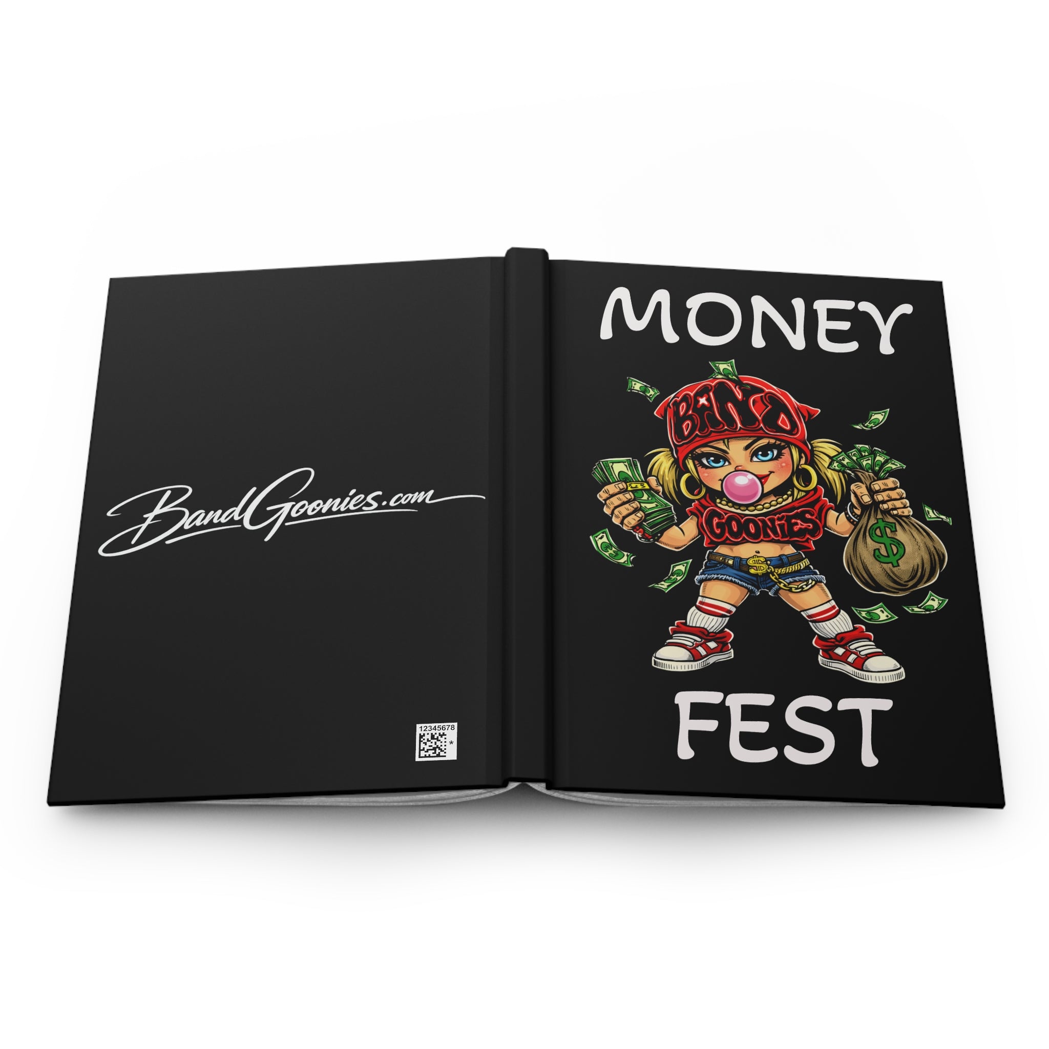 "Money Fest" Girl Goonie | Hardcover Journal Matte Finish (75 Sheets)