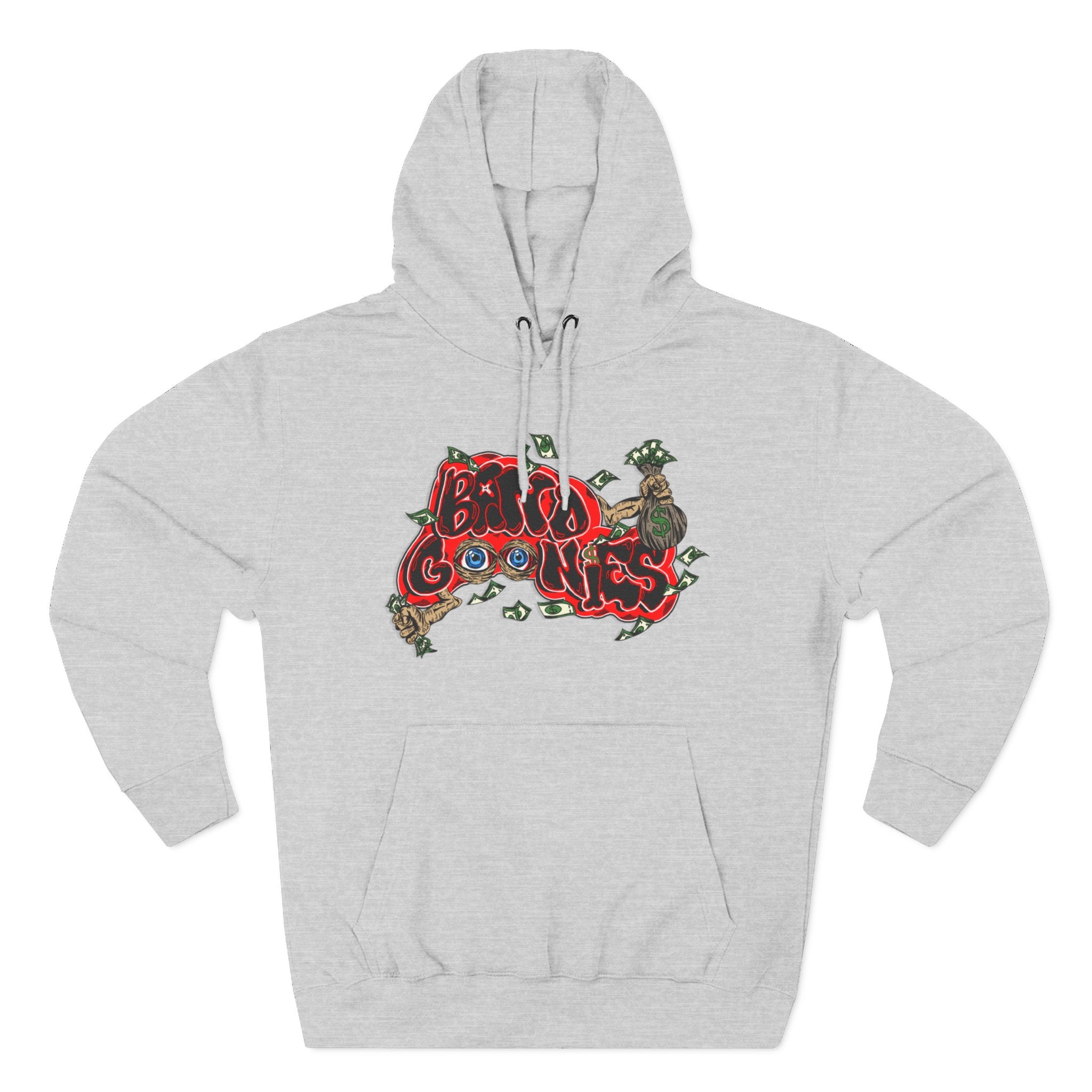 Three-Panel Fleece Hoodie