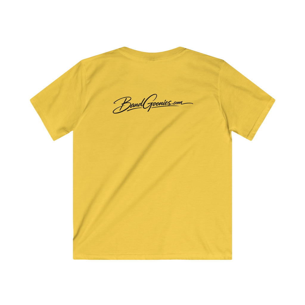 Kids Soft Style T-Shirt | Red Bubbly Band Goonies