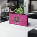 Zipper Wallet | Pink Girl Goonie "Cash, Lashes & Confidence"
