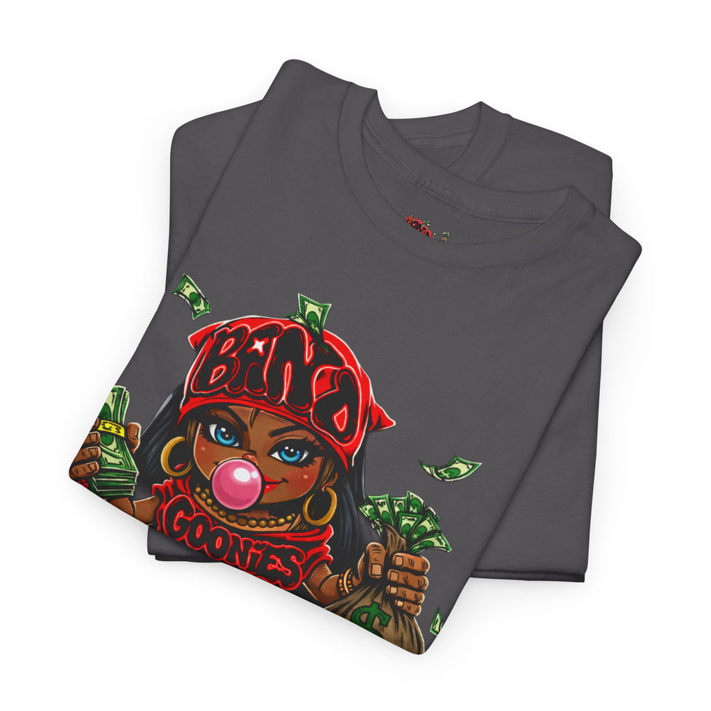 Heavy Cotton T-Shirt | Girl Goonie "Bubblegum Girl"