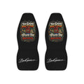 Polyester Car Seat Covers | Red Goonie "The Grind Don't Stop, People Do"