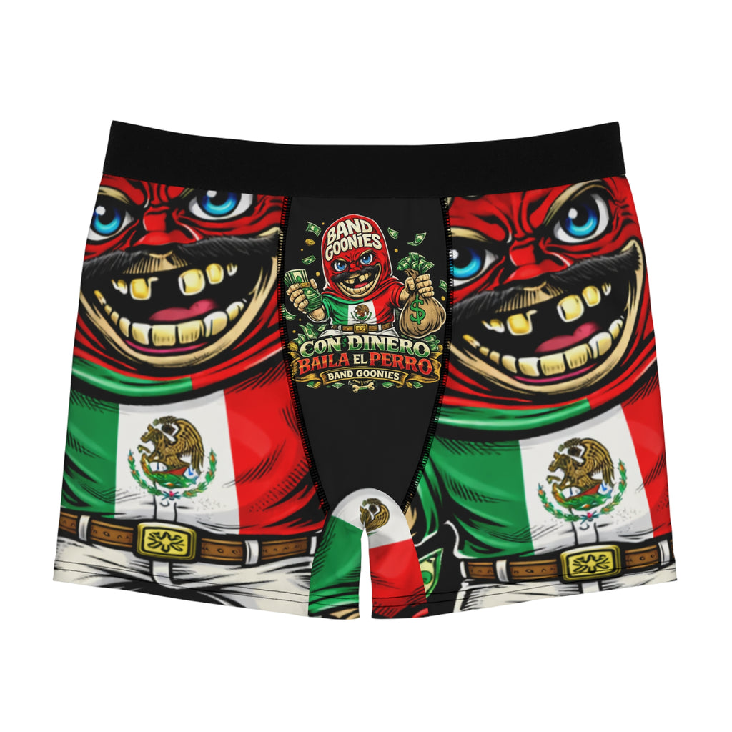 Men's Boxer Briefs (Black) | Mexican Goonie "Con Dinero Baila el Perro"