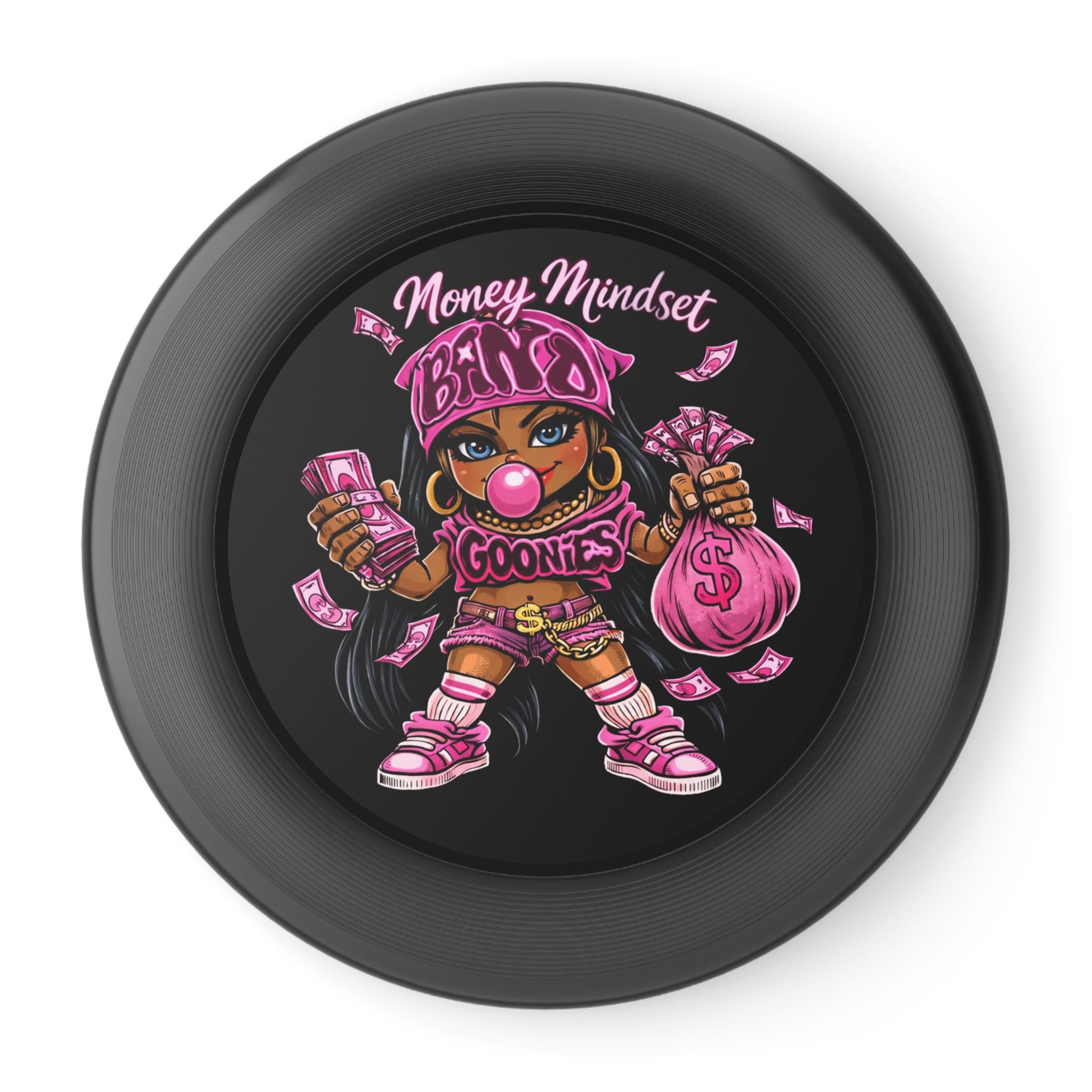 Wham-O Frisbee | Pink Girl Goonie "Money Mindset"