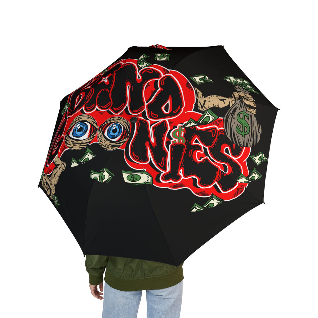 Semi-Automatic Foldable Umbrella (Black) | Red Band Goonies