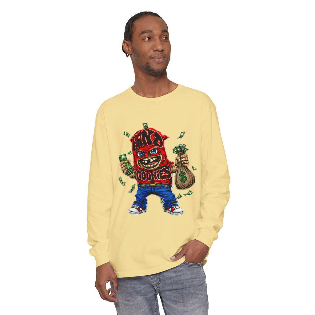 Unisex Garment-dyed Long Sleeve T-Shirt