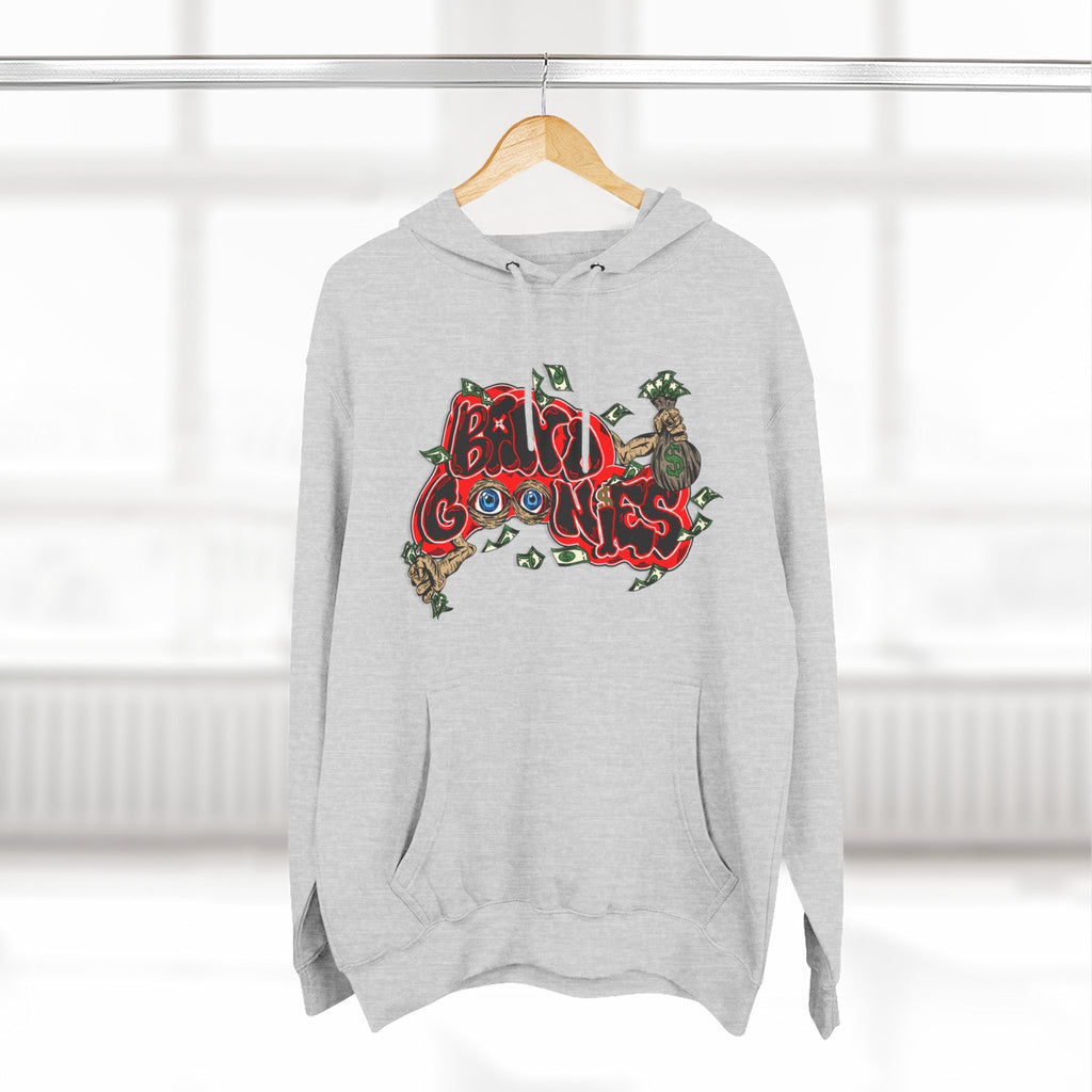 Three-Panel Fleece Hoodie