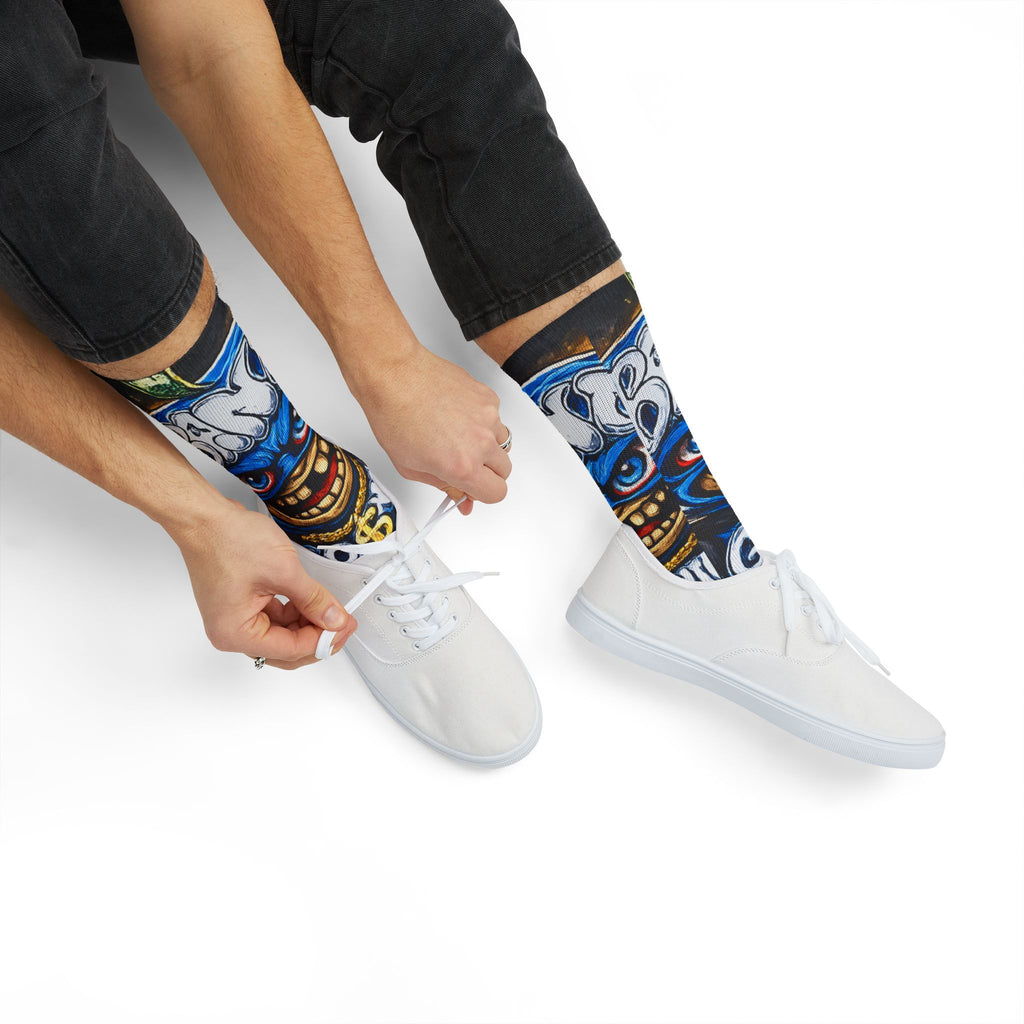 Blue Goonie Socks