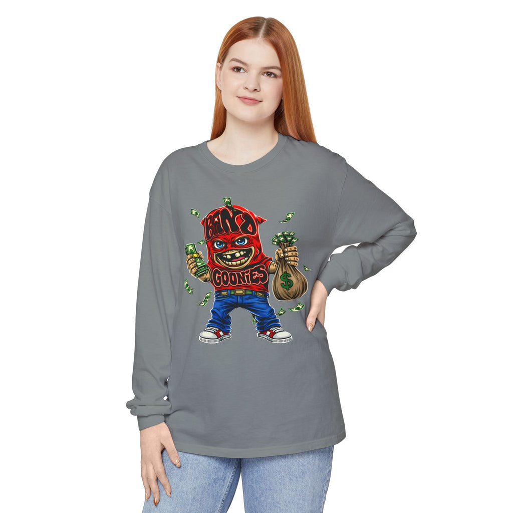 Garment-Dyed Long Sleeve T-Shirt | Red Band Goonie