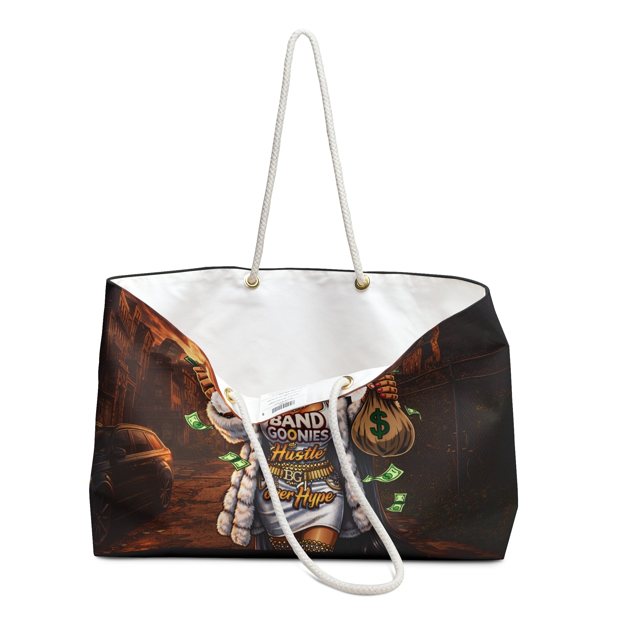 Weekend Bag | Red Girl Goonie "Hustle Over Hype"