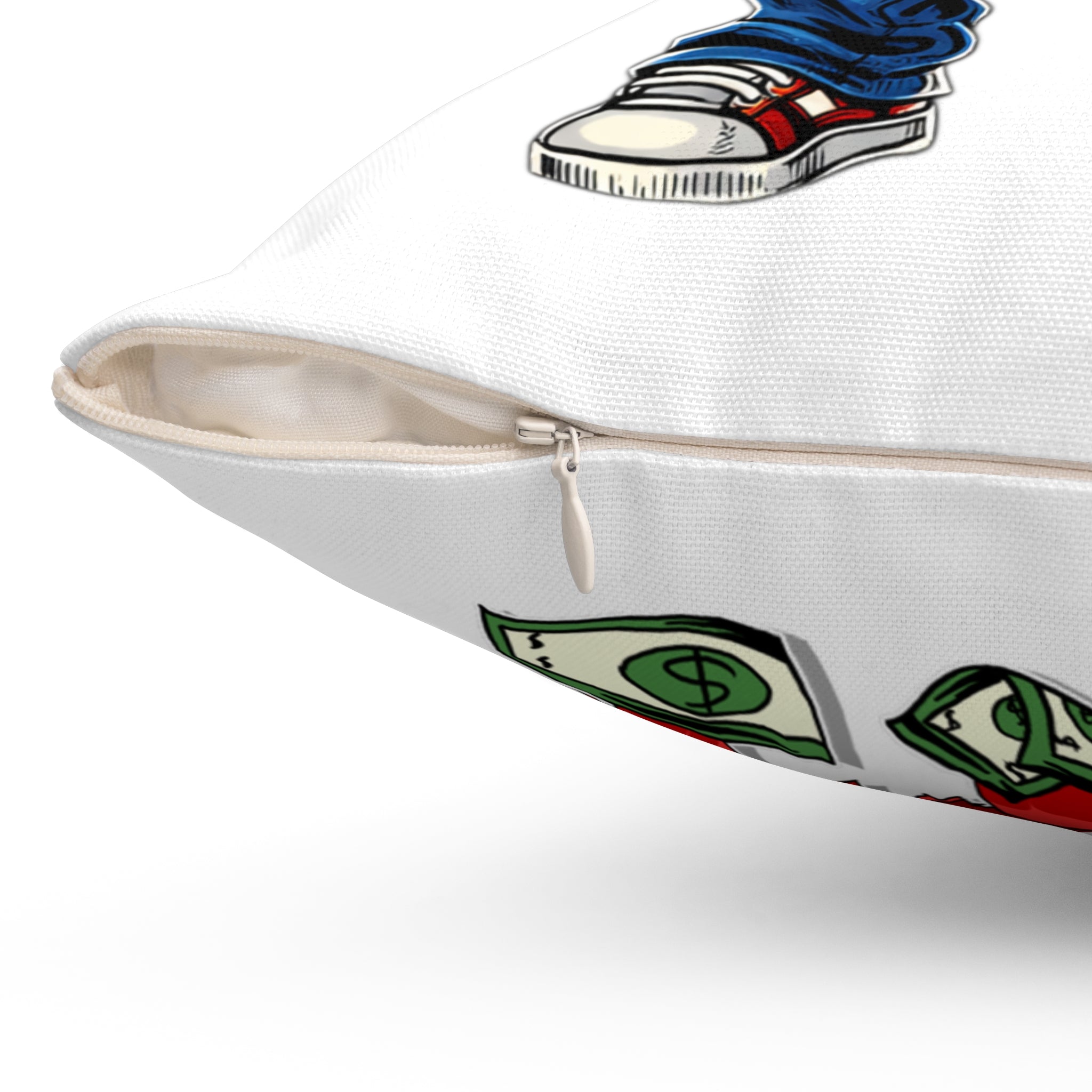 Spun Polyester Square Pillow