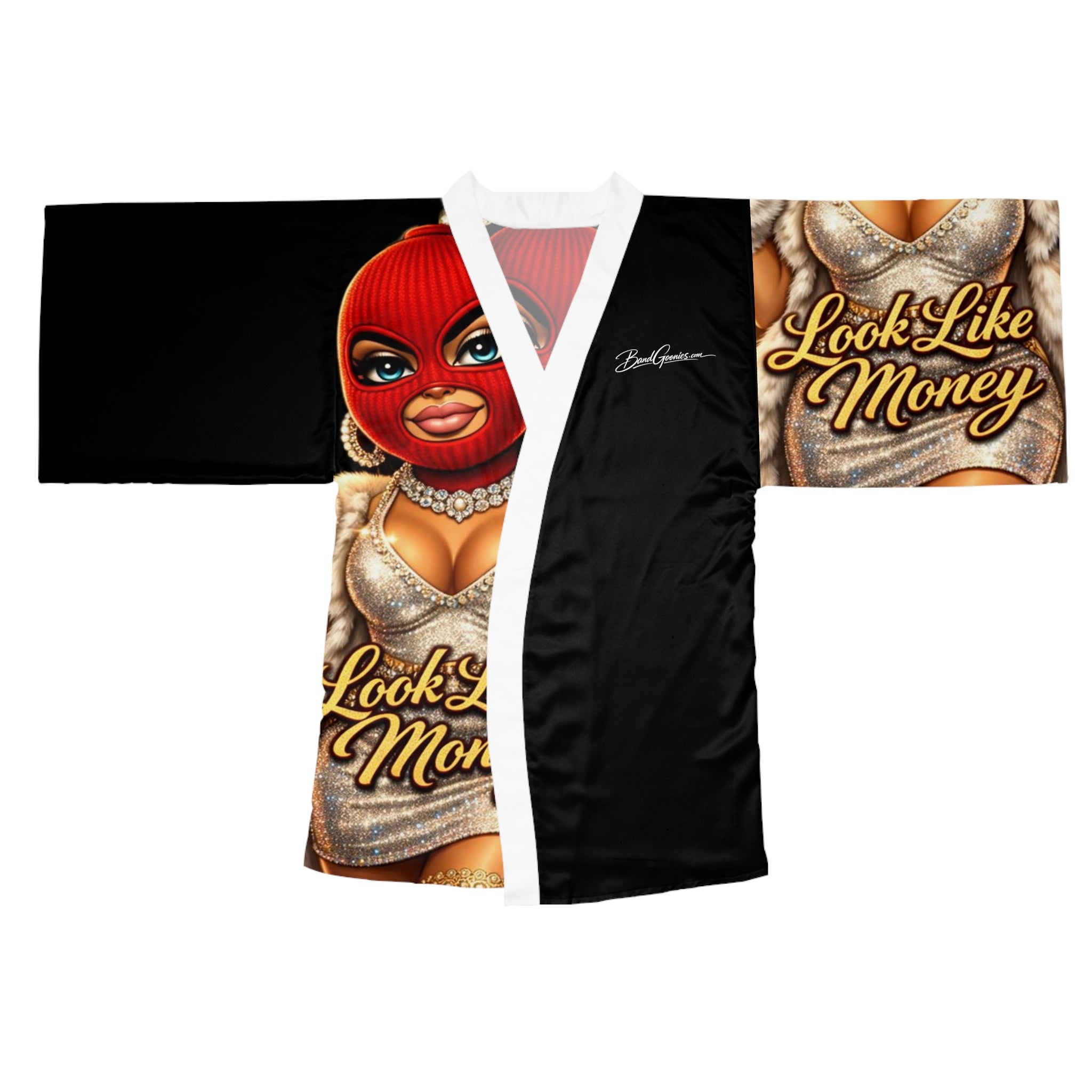 Long Sleeve Robe | Red Girl Goonie "Looks Like Money"