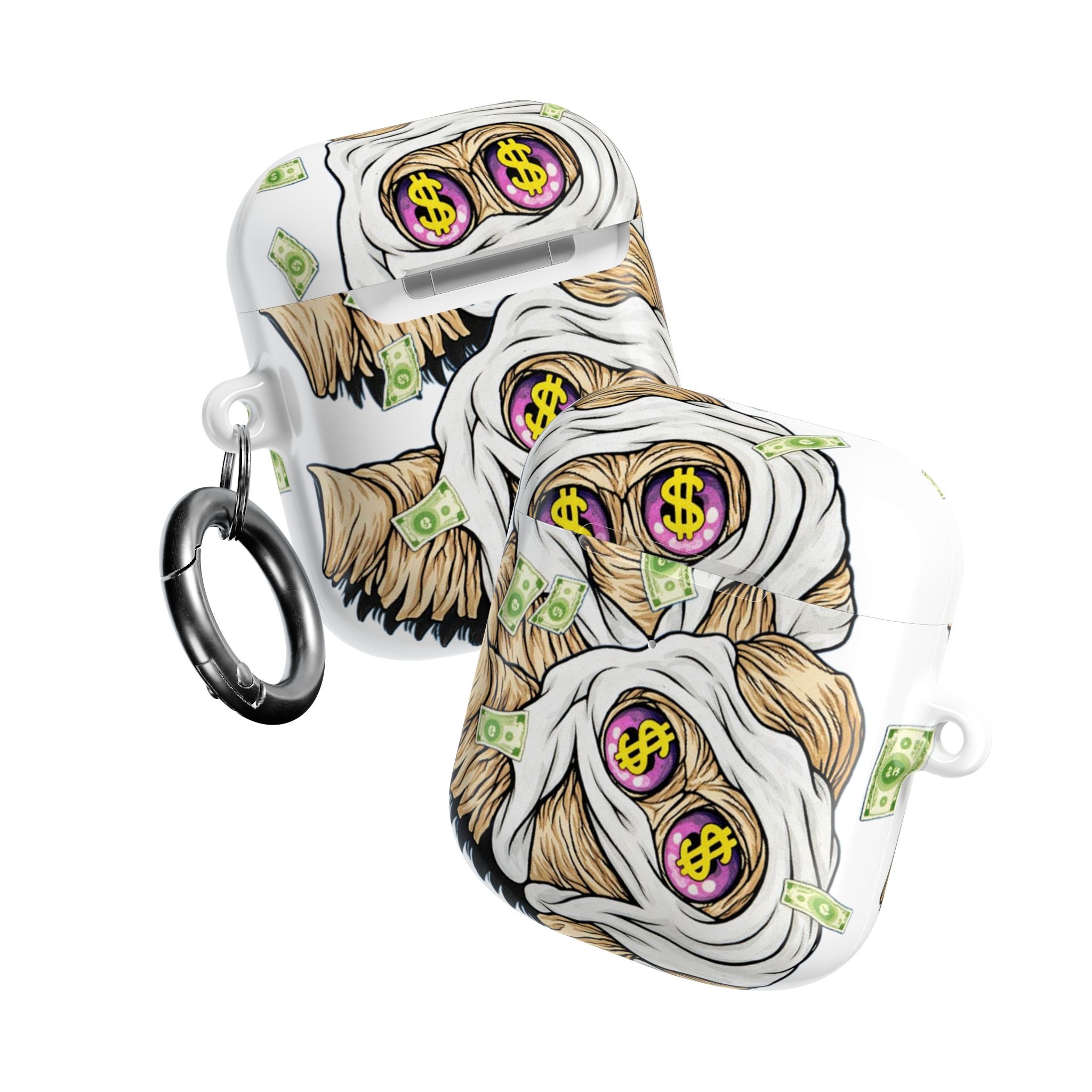 Air Pod Case with Carabiner